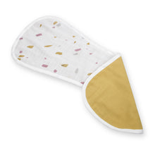 Load image into Gallery viewer, Rocks &amp; Pebbles Burp Cloth &amp; Swaddle  Set
