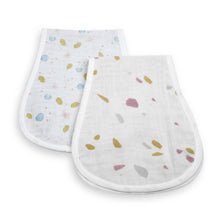 Load image into Gallery viewer, Sea of Dreams &amp; Rocks and Pebbles Burp Cloths (set of 2)
